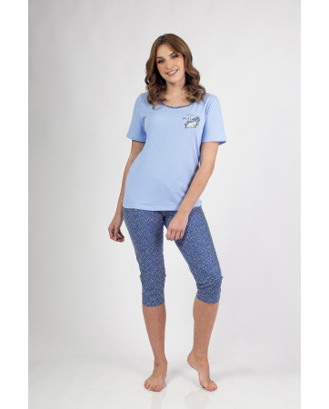 PIŻAMA DAMSKA 687 KR R.2XL-4XL