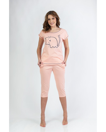 PIŻAMA DAMSKA 686 KR R.2XL-3XL