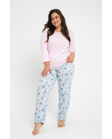 PIŻAMA PRĄŻEK AMORA 3008 3/4 R R.2XL-3XL