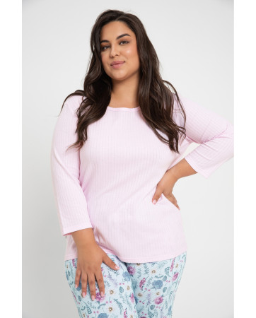 PIŻAMA PRĄŻEK AMORA 3008 3/4 R R.2XL-3XL