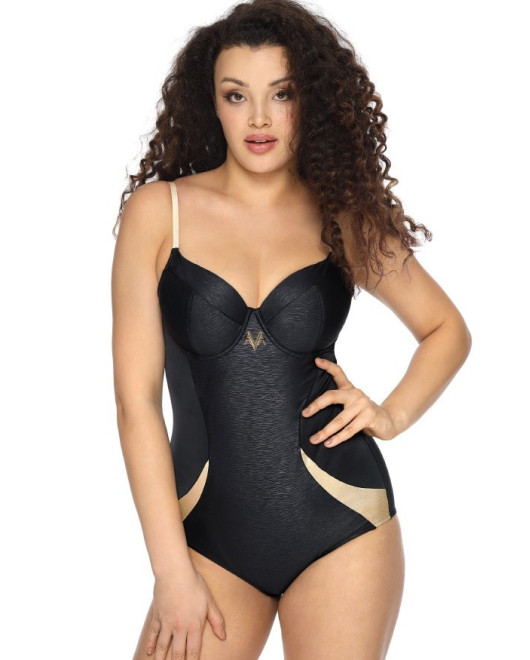 STRÓJ KĄPIELOWY SKJ 46 BLACK MAXI