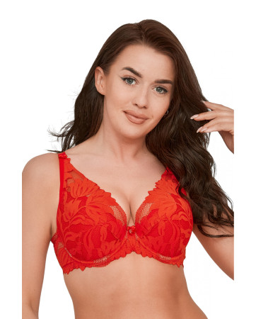 BIUSTONOSZ PUSH UP SOPHIA BS 1225 CZERWONY