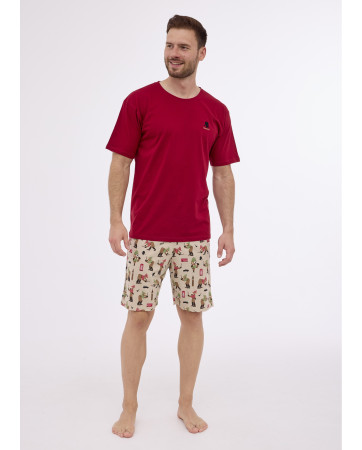 PIŻAMA MĘSKA 326/275 SHERLOCK R.3XL-5XL