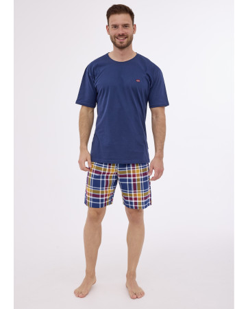 PIŻAMA MĘSKA 326/265 FLAG KR R.3XL-5XL