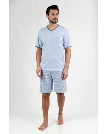 PIŻAMA MĘSKA 482 KR R.2XL-4XL