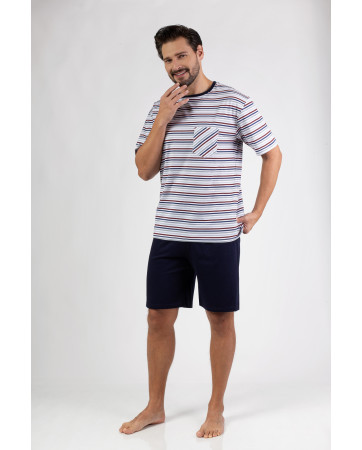PIŻAMA MĘSKA 496 KR R.2XL