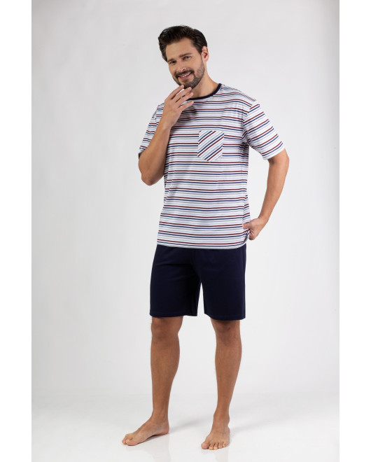 PIŻAMA MĘSKA 496 KR R.2XL
