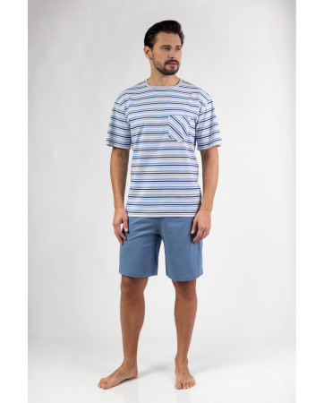 PIŻAMA MĘSKA 496 KR R.2XL