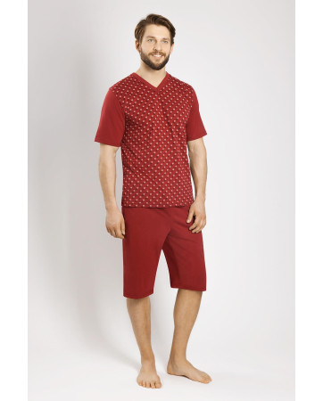 PIŻAMA MĘSKA KR R.4XL-5XL