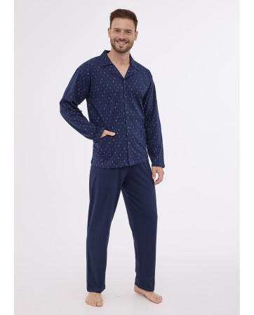 PIŻAMA MĘSKA 114/71 DR R.3XL-5XL