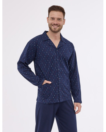 PIŻAMA MĘSKA 114/71 DR R.3XL-5XL