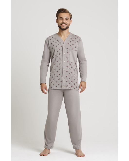 PIŻAMA MĘSKA ROZPINANA DR R.3XL