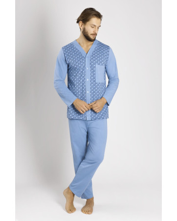 PIŻAMA MĘSKA ROZPINANA DR R.3XL