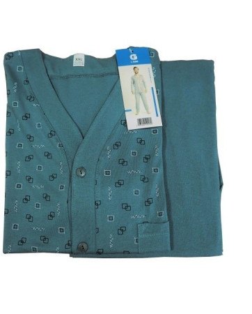 PIŻAMA MĘSKA ROZPINANA DR R.3XL