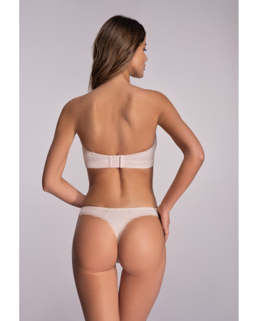 BIUSTONOSZ AV 1787 STRAPLESS MAXI BEŻ