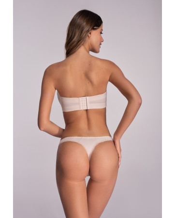 BIUSTONOSZ AV 1787 STRAPLESS MAXI BEŻ