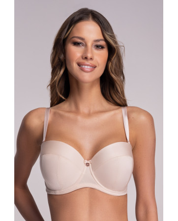 BIUSTONOSZ AV 1787 STRAPLESS BEŻ