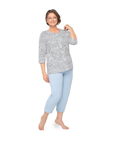 PIŻAMA DAMSKA MARIA II 201 3/4 R.3XL-4XL