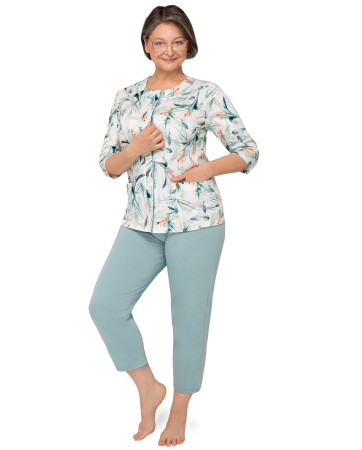 PIŻAMA DAMSKA MARIA II 201 3/4 R.3XL-4XL