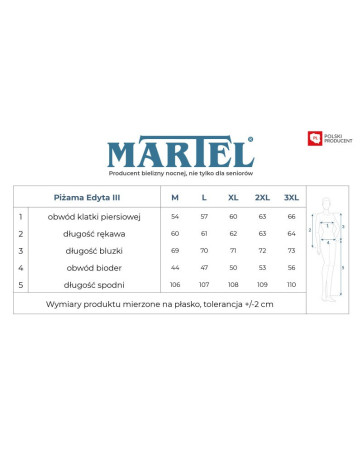 PIŻAMA DAMSKA EDYTA III 258