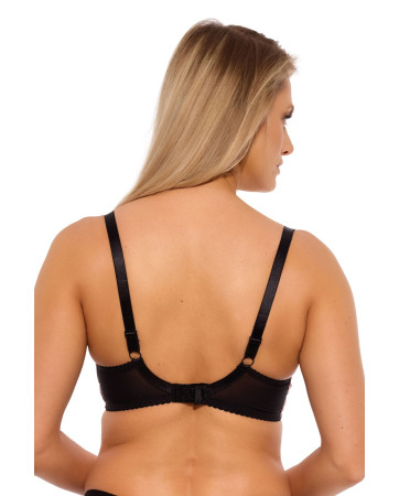 BIUSTONOSZ SEMI-SOFT MALENE BSO 1266 CZARNO-RÓŻOWY