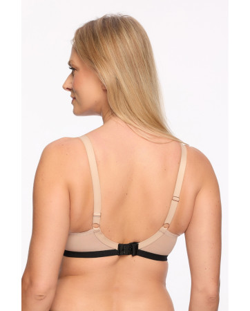 BIUSTONOSZ SEMI-SOFT NATHALIE BSO 1286 CZARNO-BEŻOWY