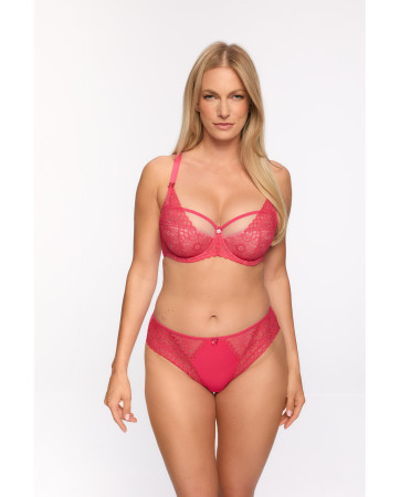 BIUSTONOSZ SEMI-SOFT CLEMENTINE BSO 1292 KORALOWY