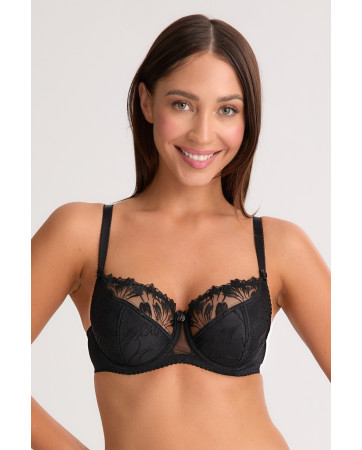 BIUSTONOSZ SEMI-SOFT PARIS BSO 1302 CZARNY