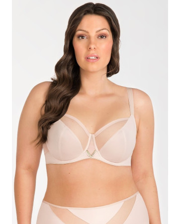 BIUSTONOSZ VICKY K564 BEŻOWY