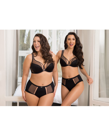 BIUSTONOSZ LUISSE K441/1 CZARNY