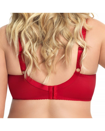 BIUSTONOSZ PARADISE K496 CZERWONY