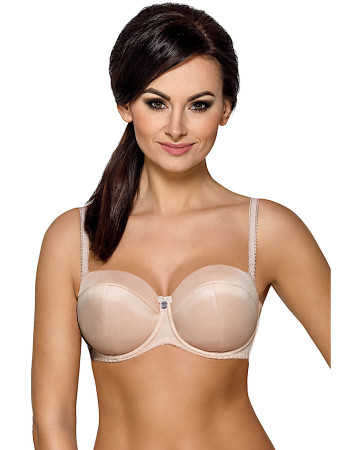 BIUSTONOSZ AV 1787 STRAPLESS MAXI BEŻ