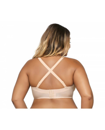 BIUSTONOSZ AV 1787 STRAPLESS MAXI BEŻ