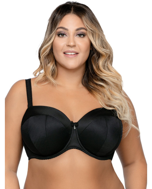 BIUSTONOSZ AV 1787 STRAPLESS MAXI CZARNY